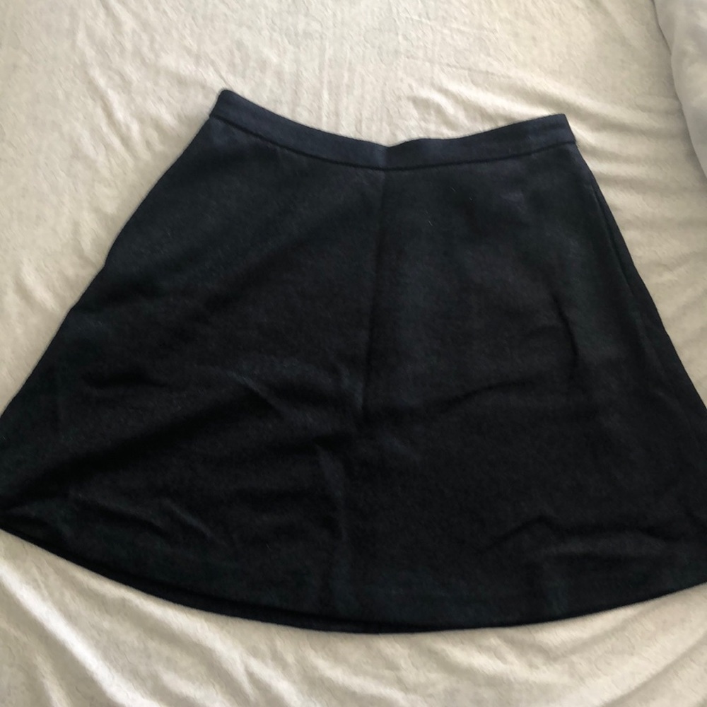 Banana Republic Navy Blue Wool Skirt Size 10